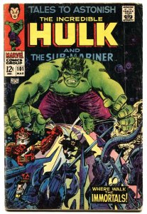 Tales To Astonish #101-hulk/sub-mariner-1967 Vg-