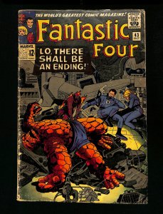Fantastic Four #43 Frightful Four! Dr. Doom!  Stan Lee!