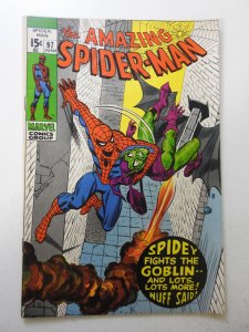 The Amazing Spider-Man #97 (1971) VG+ Condition moisture stain