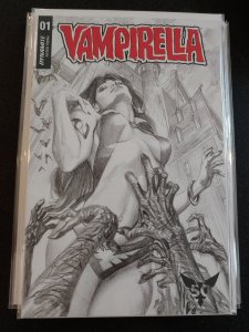 VAMPIRELLA #1 ALEX ROSS B&W variant