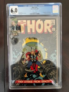 Thor #131 (1966) - CGC 6.0 - Strike from Space!