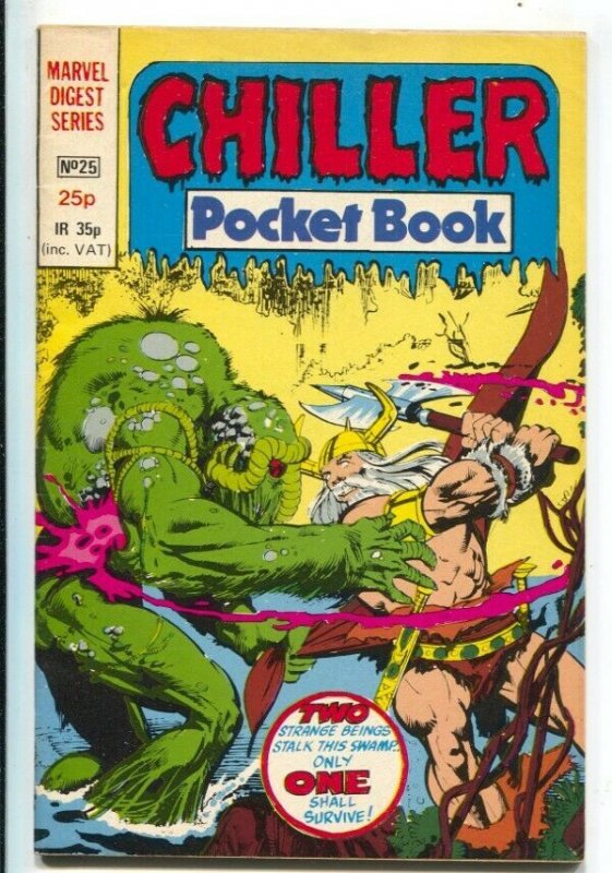 Chiller Pocket Book #25 1981-Marvel LTD-Marvel digest series from U.K.-Dracul...