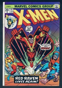 X-Men #92. Red Raven! VF-