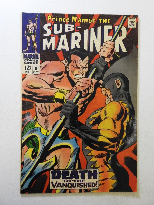 Sub-Mariner #6 (1968) VG Condition