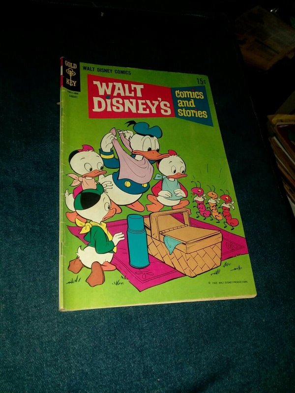 Walt Disney's Comics And Stories 8 Issue Golden Bronze Age Comics Lot