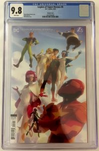 1ST GOLD LANTERN, MONSTER BOY Legion of Super-Heroes #6 CGC 9.8 NM+/M B Variant