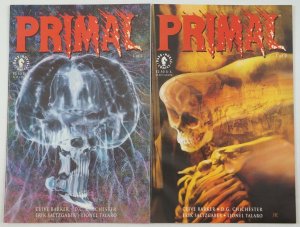Primal #1-2 FN complete series - clive barker - dark horse comics set lot 