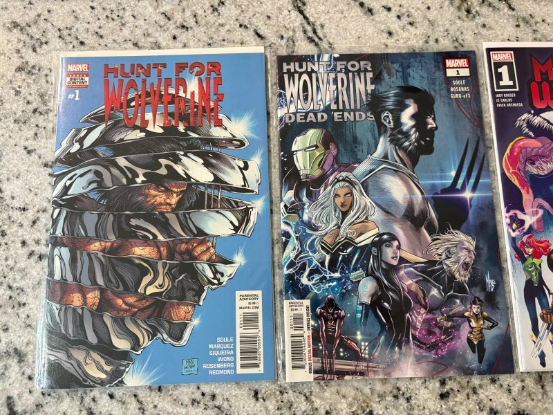 Lot Of 3 Marvel Comics # 1 NM Ms. Marvel Wolverine Hunt For Dead Ends 16 J435