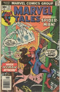Marvel Tales #73 ORIGINAL Vintage 1976 Marvel Comics Spiderman Iceman