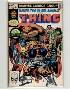 Marvel Two-in-One Annual #7 (1982) The Thing [Key Issue]