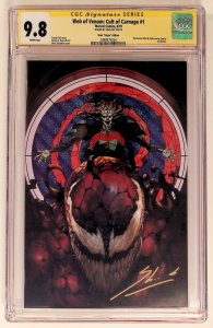 Web of Venom: Cult of Carnage #1 (2019) CGC SS 9.8 Skan Virgin Ed., see desc