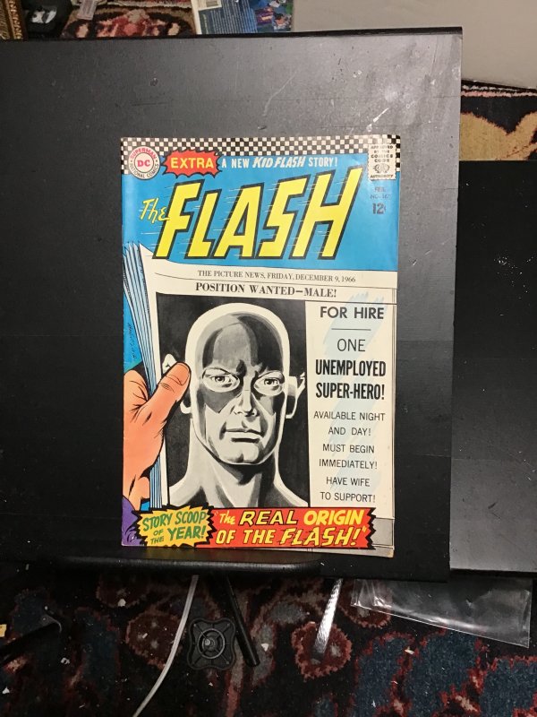 The Flash #167  (1967) High-grade new origin,, 1st Mope VF+ Wytheville CERT