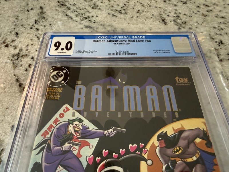 Batman Adventures Mad Love # 1 NN CGC Graded 9.0 DC Comic Book Harley Quinn JH35