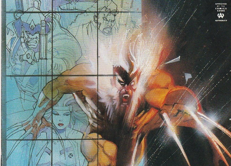 X-Men Unlimited #3 (1993) Sabretooth ! Bill Sienkiewicz Cover art !