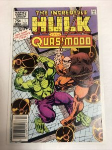 Incredible Hulk Versus Quasimodo (1983) # 1 (NM) Canadian Price Variant CPV !