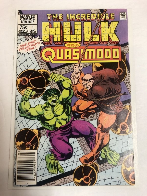 Incredible Hulk Versus Quasimodo (1983) # 1 (NM) Canadian Price Variant CPV !