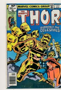 MARVEL LOT of 7- The Mighty THOR #280-284,325326 1978/'79/'82 G/VG (PJ92) 