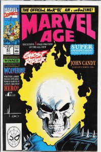 Marvel Age #87 (1990) Ghost Rider