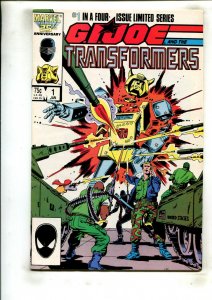 G.I. JOE & THE TRANSFORMERS #1 (9.2) BLOOD ON THE TRACKS!! 1987