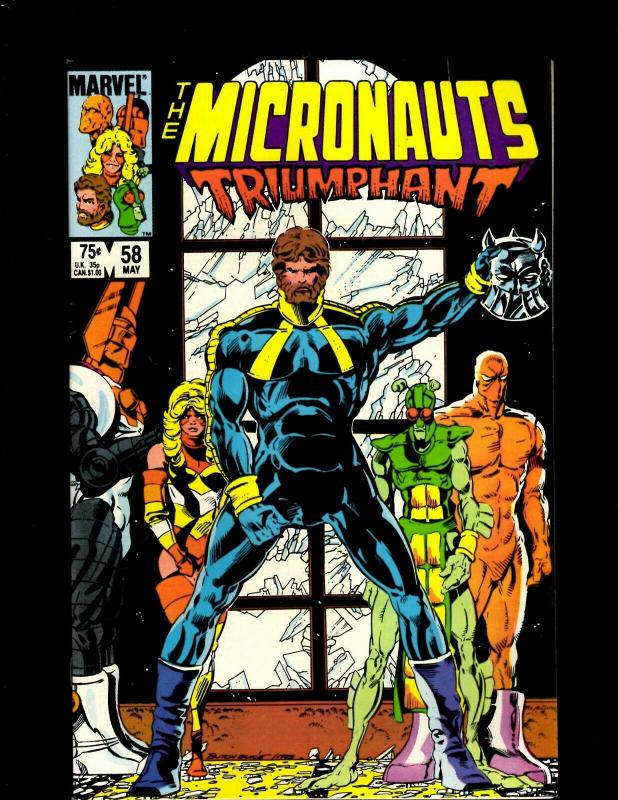 10 The Micronauts Marvel Comic Books #34 35 37 49, #38 54 55 56 57 58 JF25