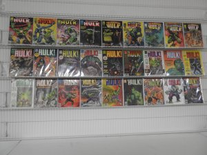 The Rampaging Hulk Magazine Complete Set #1-27 Avg VF Condition!! Beautiful Set!
