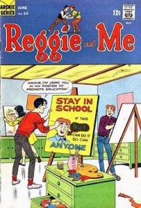 Reggie and Me #24 GD ; Archie | low grade comic June 1967 Stay In School