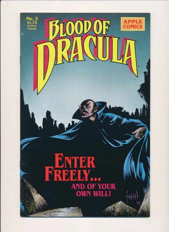 Apple Comics BLOOD OF DRACULA #1,2,3,5,6,7 (1987) ~ VF/NM (PF201) 6 Comics