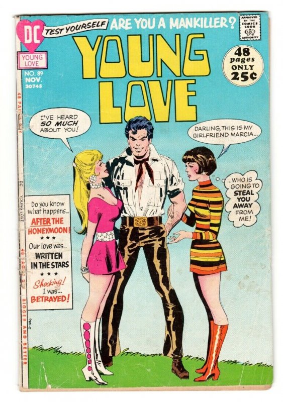 YOUNG LOVE #89 comic book-DC ROMANCE-GOOD ISSUE G