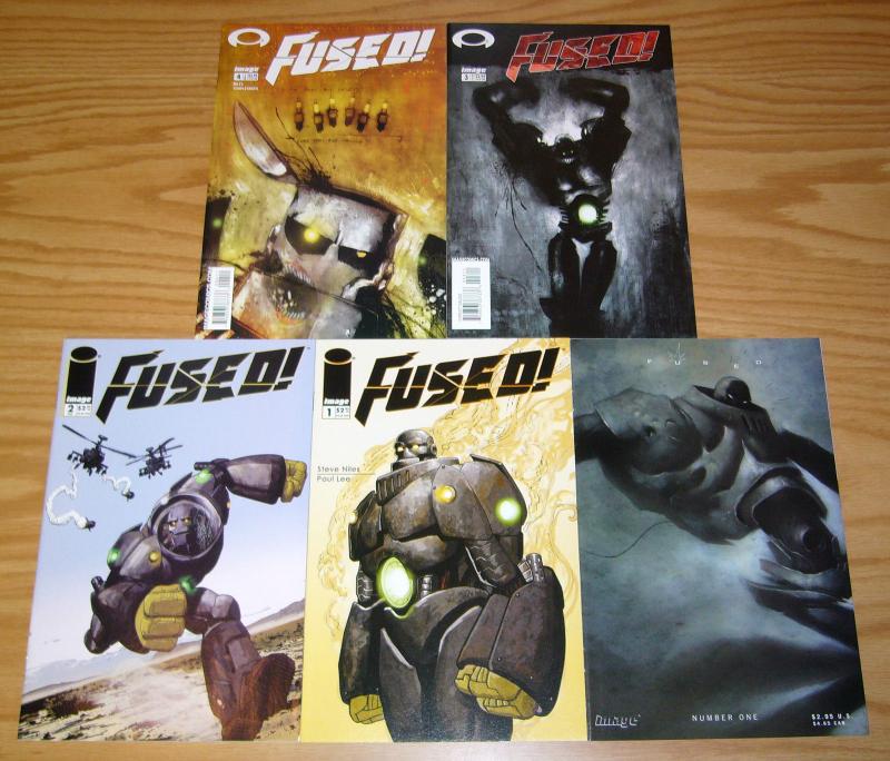 Fused #1-4 VF/NM complete series +ashley wood variant - steve niles/templesmith