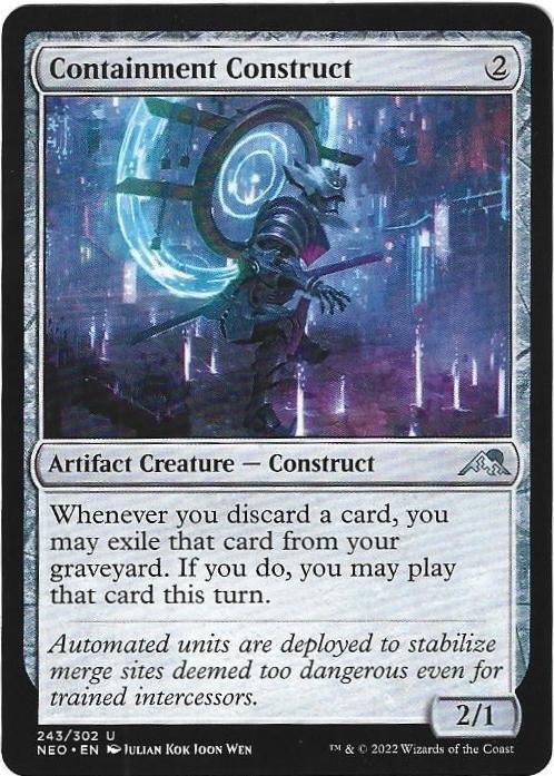 Magic the Gathering: Kamigawa: Neon Dynasty - Containment Construct