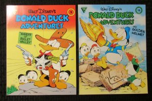 1988 Walt Disney's DONALD DUCK ADVENTURES Gladstone #5 & 13 VF 8.0 LOT of 2