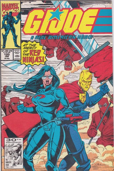 G.I. Joe, A Real American Hero #120 VG ; Marvel | low grade comic Baroness Destr