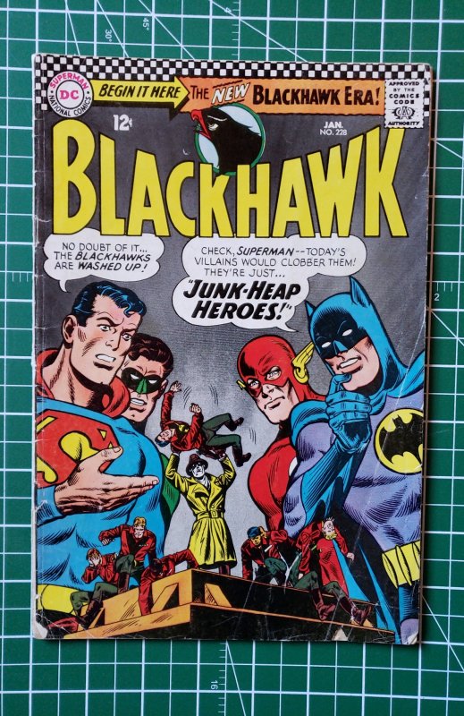 Blackhawk #228 (1967) Justice League App