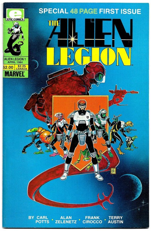 THE ALIEN LEGION #1 (Apr1984) 8.0 VF  Otherworldly Military Science Fiction!