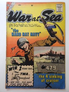 War at Sea #35 The Hard Hat Navy! Sharp VG+ Condition!