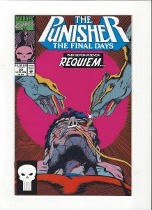 The Punisher #59 (1987)  Final Days Marvel Comics NM