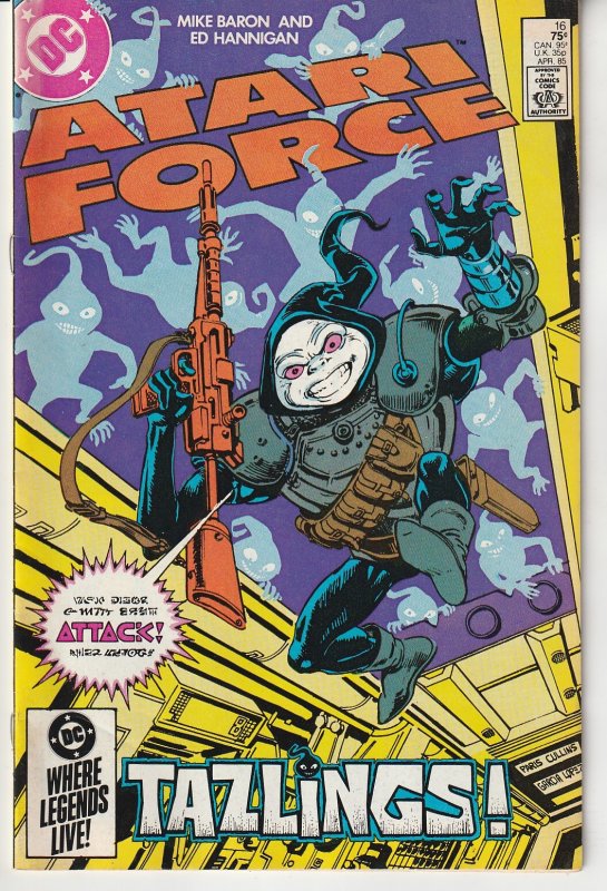 Atari Force # 16    INFESTED !!!!