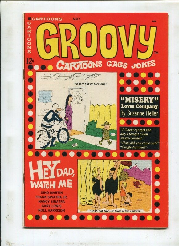 Groovy #2 ~ Cartoons Gags Jokes ~ (Grade 7.5)WH