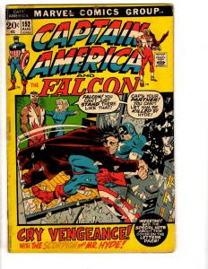 Captain America # 152 VG Marvel Comic Book Falcon Avengers Hulk Thor Skull RH1