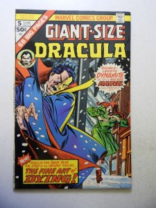 Giant-Size Dracula #5 (1975) FN+ Condition MVS Intact