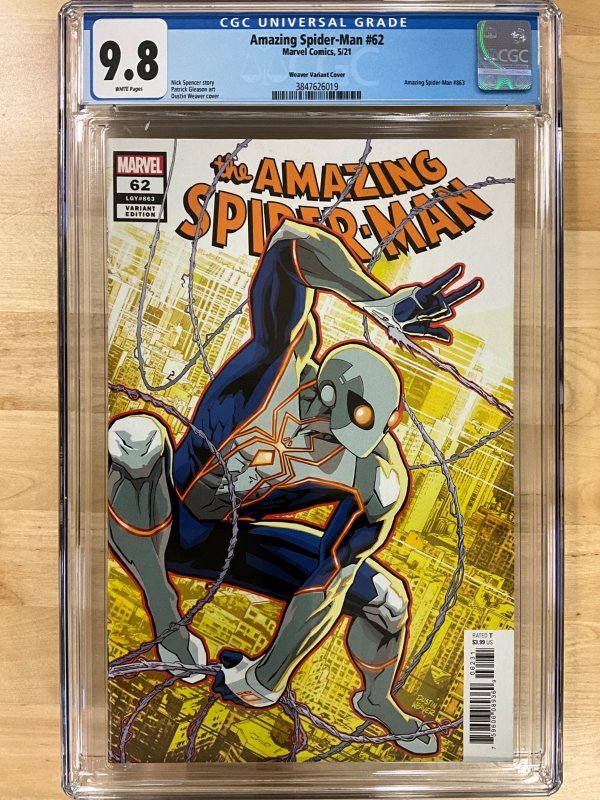 The Amazing Spider-Man #62 Weaver Cover (2021) CGC 9.8