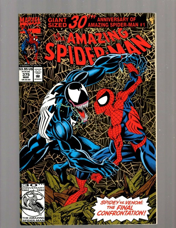 Amazing Spider-Man # 375 NM Marvel Comic Book Carnage Venom Avengers JK7