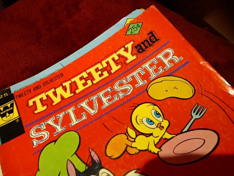 Tweety And Sylvester Comics 40 60 62 114 Gold Key Whitman Lot Run Set Cartoon...
