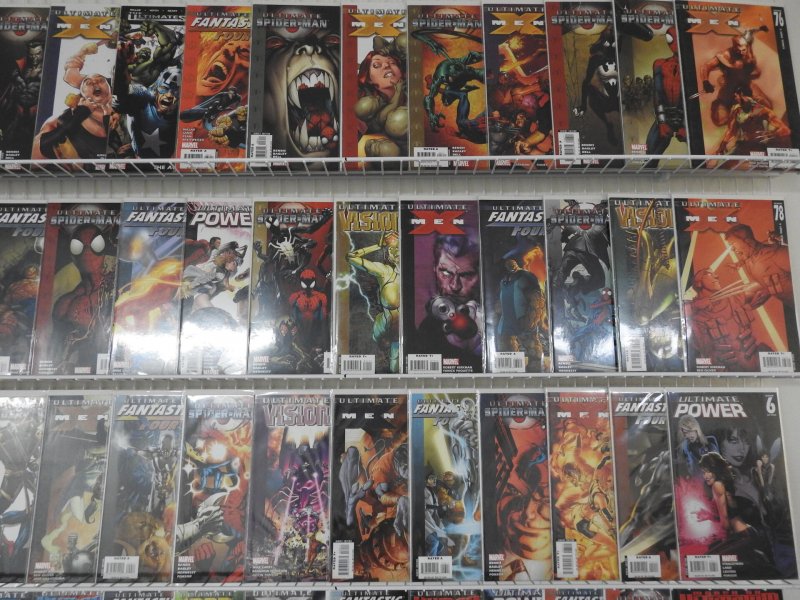 Huge Lot 140+ W/ X- Men, Spiderman, Wolverine Avg VF/NM Condition.