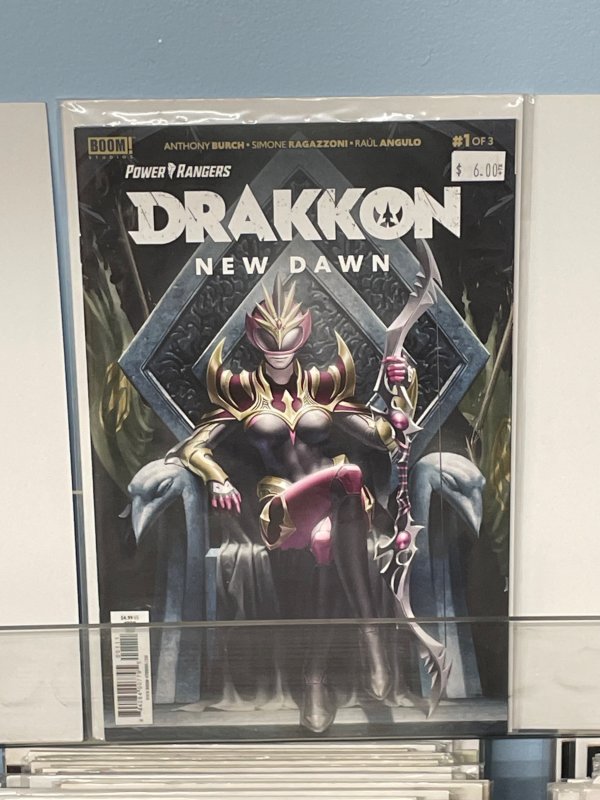 Power Rangers: Drakkon New Dawn #1 - Clayton Crain Virgin Variant Set