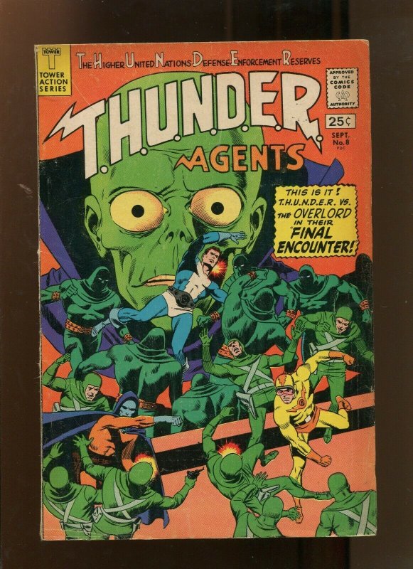 THUNDER AGENTS #8 (4.5) FINAL ENCOUNTER! 1966 