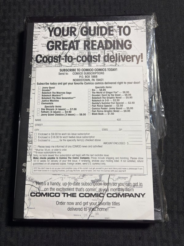 1986 GRENDEL Comico Collection SLIPCASE ONLY Matt Wagner FN 6.0