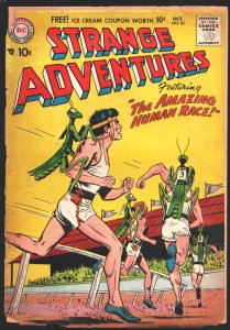 Strange Adventures #85 1957-DC-The Amazing Human Race-covers detached-G