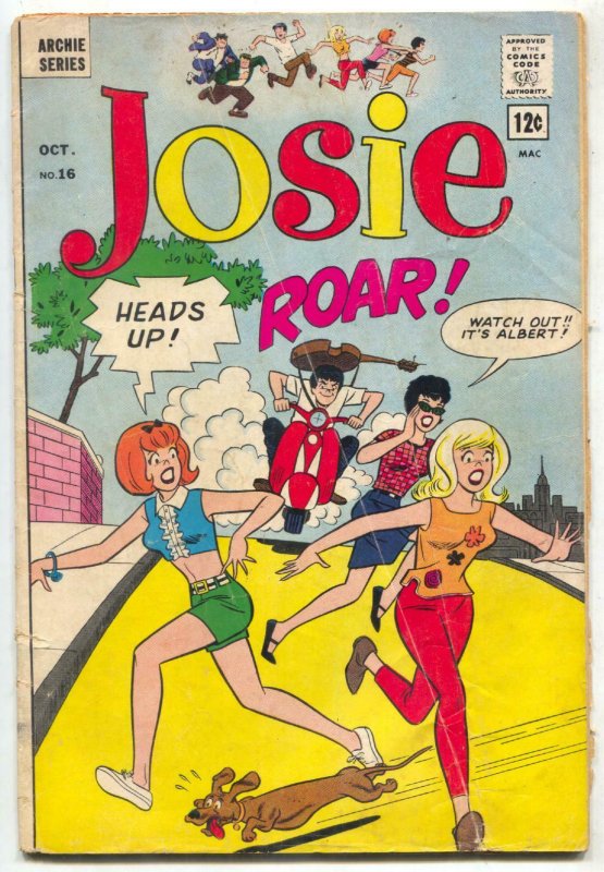 Josie #16 1965- Archie Silver Age Comic- G