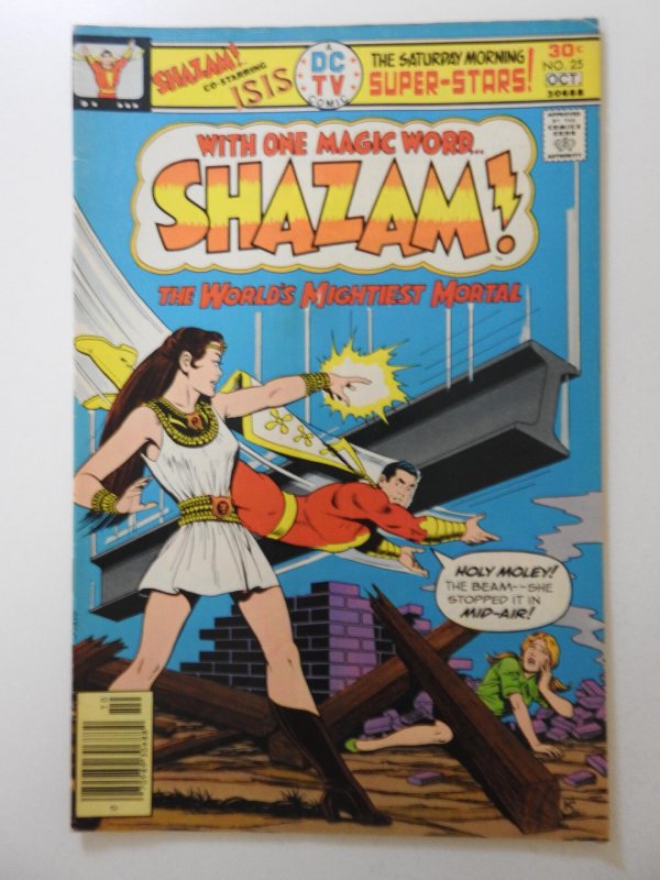 Shazam! #25 (1976) 1st Appearance of Isis! Black Adam's Wife! Sharp Fine...
